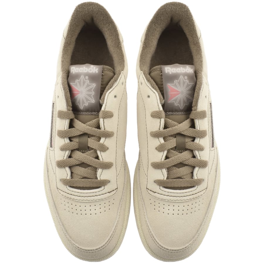 Image number 3 for Reebok Club C Trainers Beige