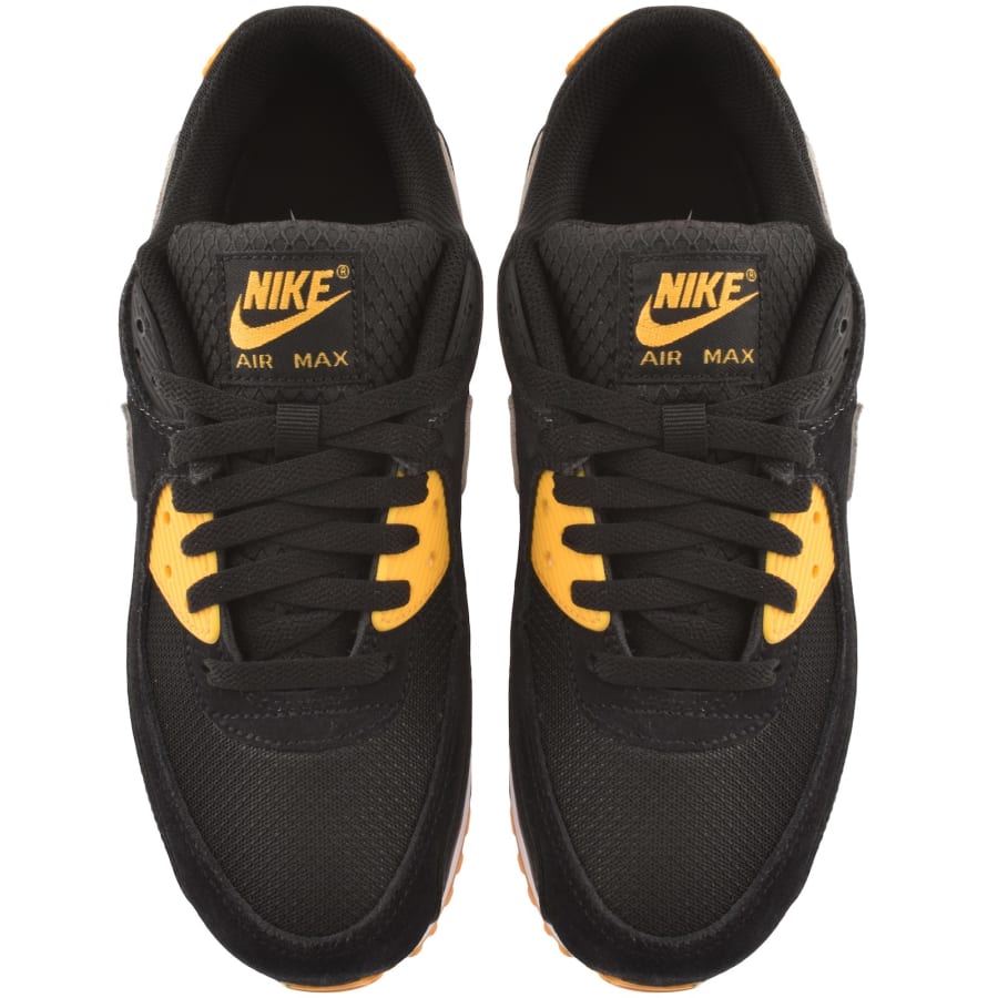 Image number 3 for Nike Air Max 90 Trainers Black