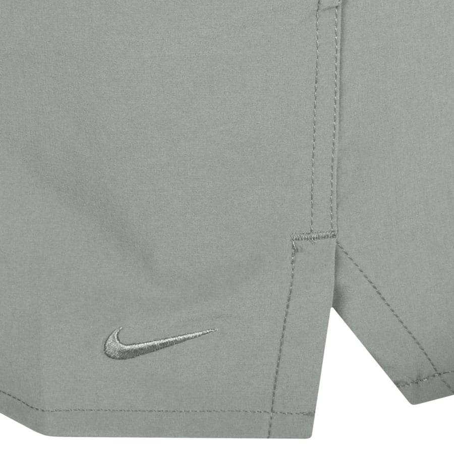 Image number 3 for Nike Training Dri Fit Unlimited Shorts Grey