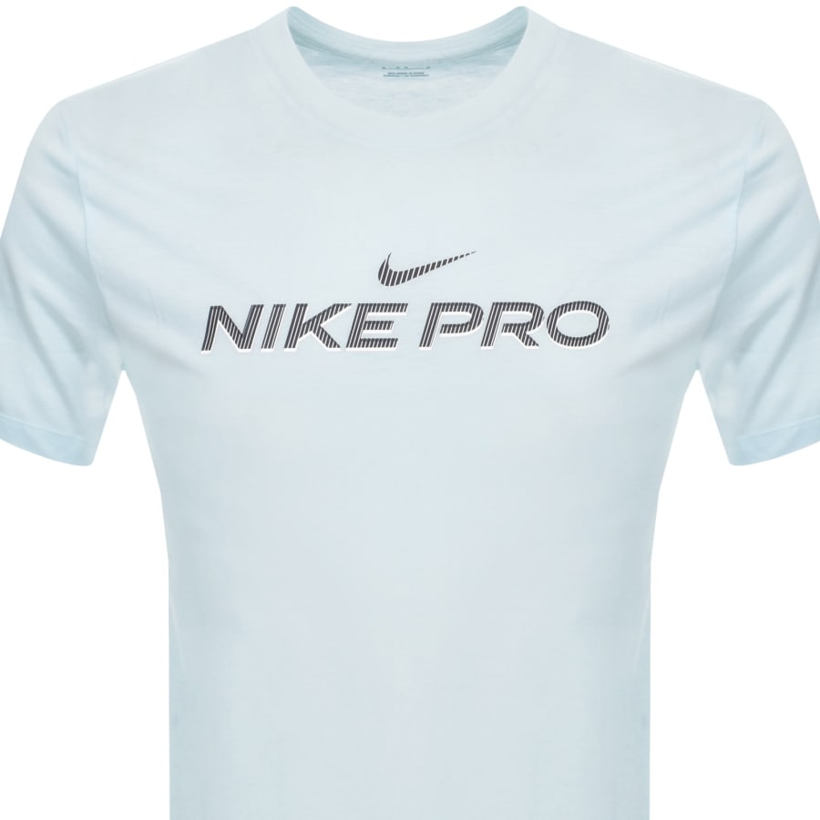 Image number 2 for Nike Training Dri Fit Pro T Shirt Blue