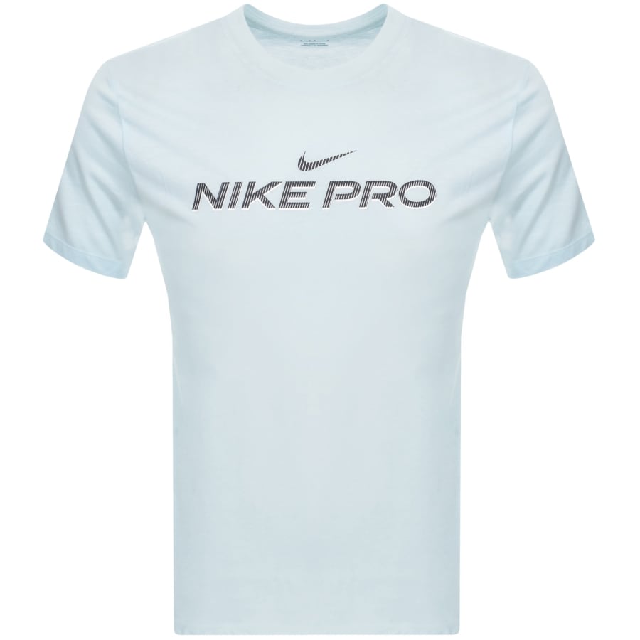 Image number 1 for Nike Training Dri Fit Pro T Shirt Blue