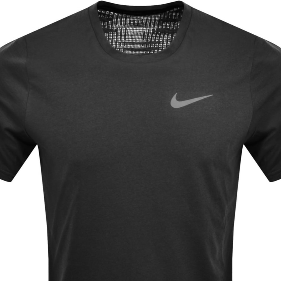 Image number 2 for Nike Training Burnout Logo T Shirt Black
