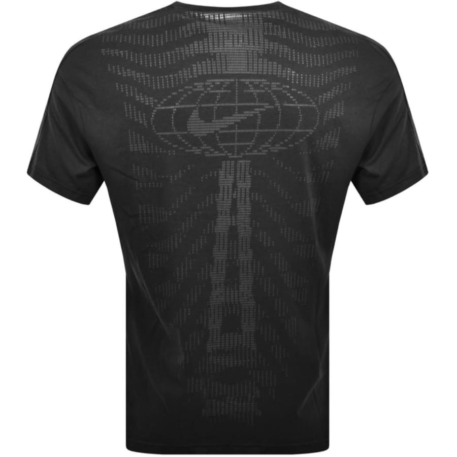 Image number 3 for Nike Training Burnout Logo T Shirt Black