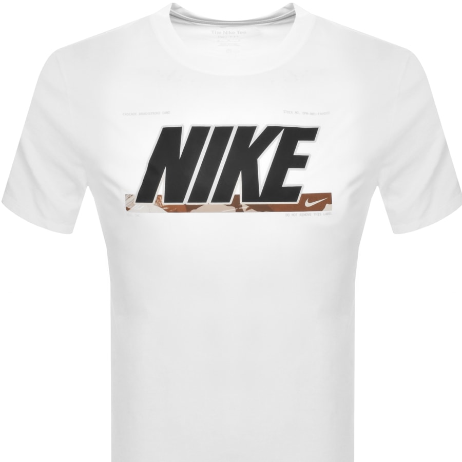 Image number 2 for Nike Training Logo T Shirt White