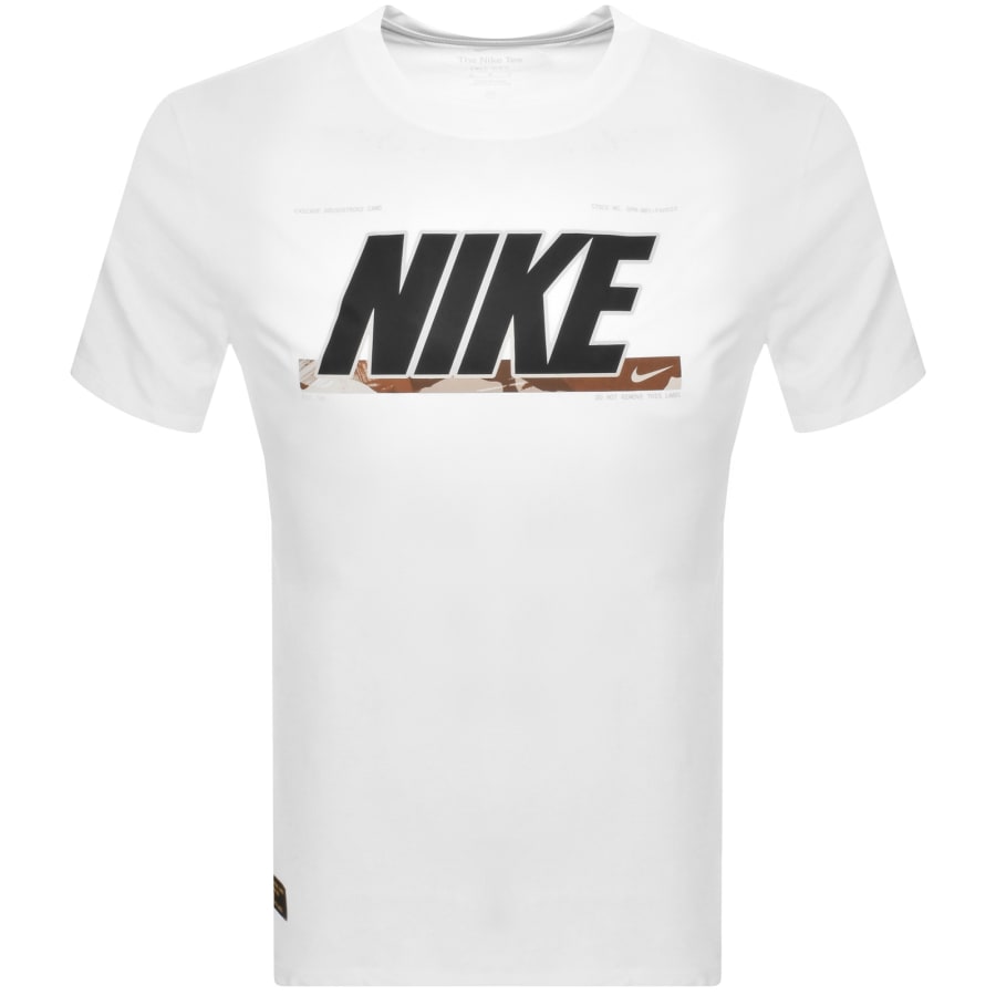 Image number 1 for Nike Training Logo T Shirt White