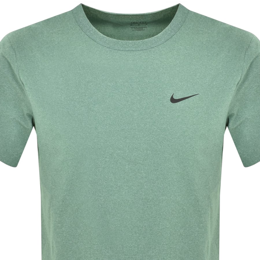 Image number 2 for Nike Training Dri Fit Hyverse T Shirt Green