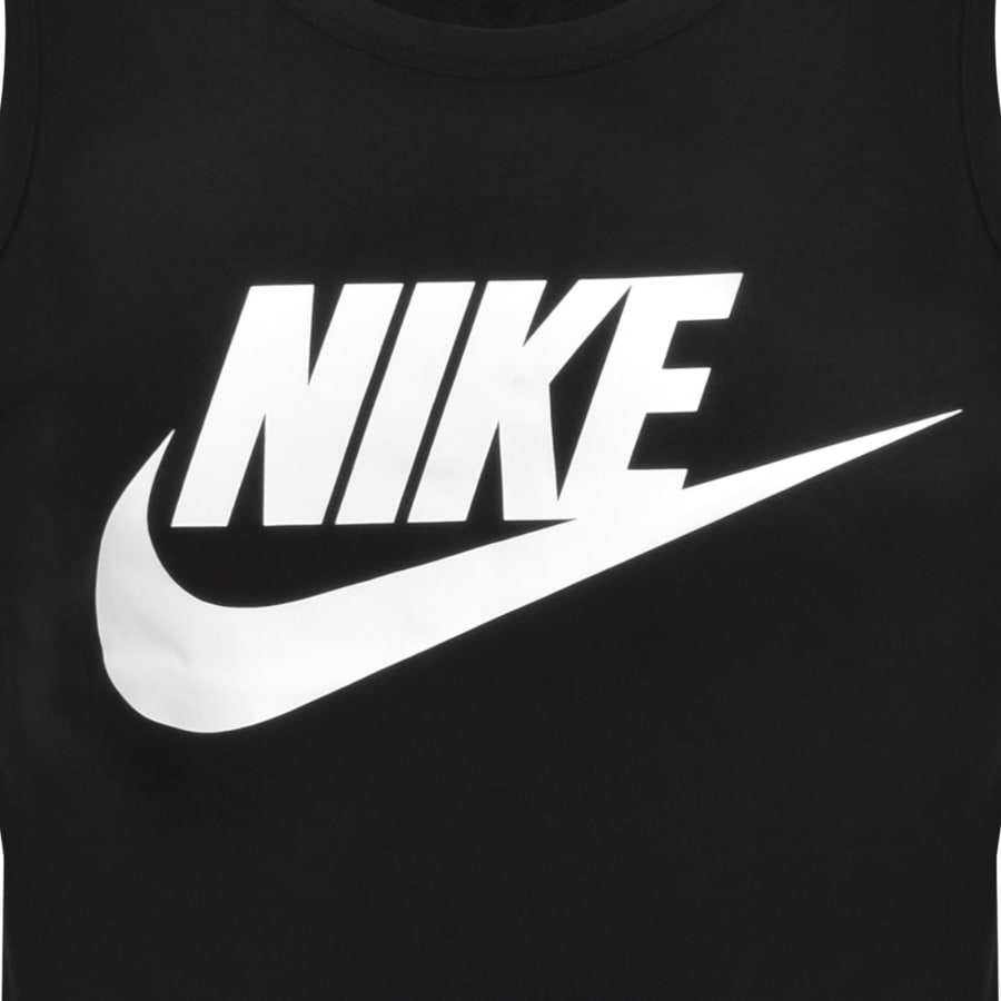 Image number 3 for Nike Futura Icon Logo Vest T Shirt Black