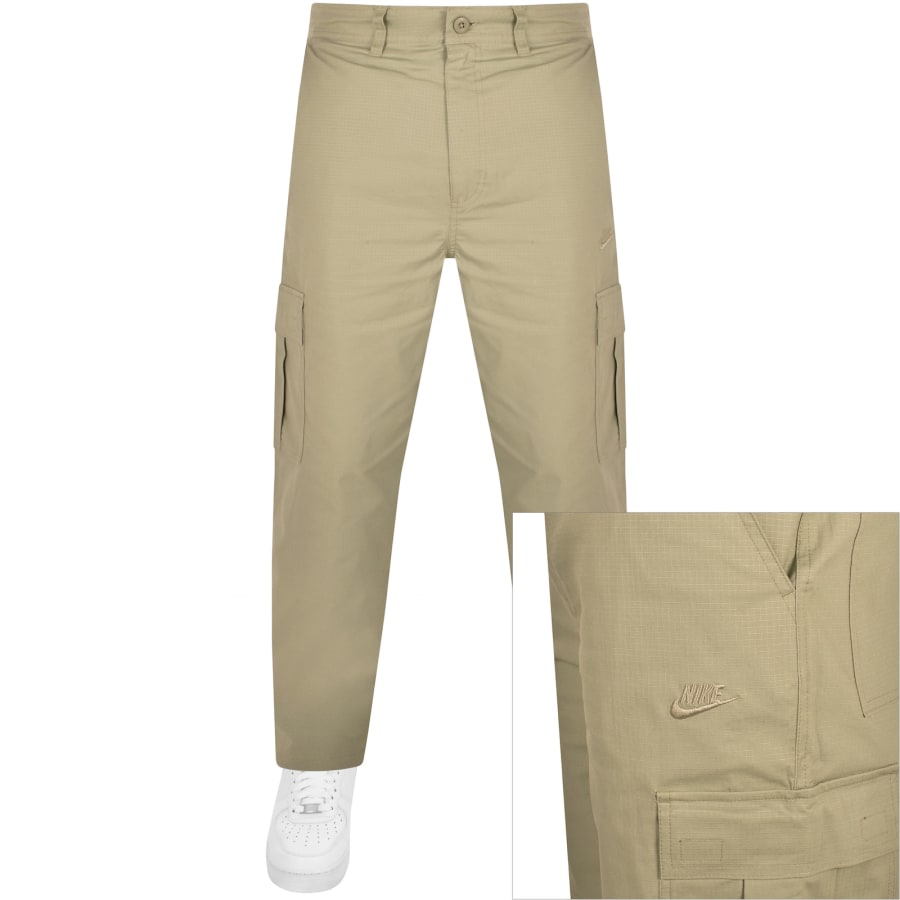 Image number 1 for Nike Cargo Trousers Beige