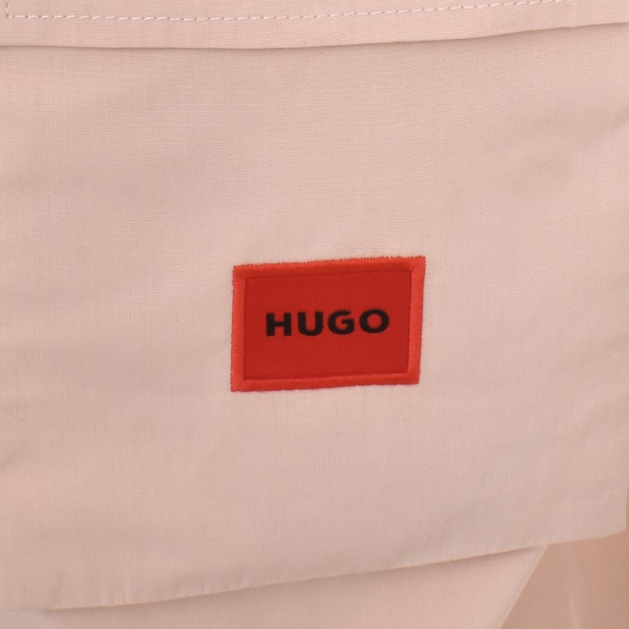 Image number 4 for HUGO Emmond Overshirt Jacket Pink