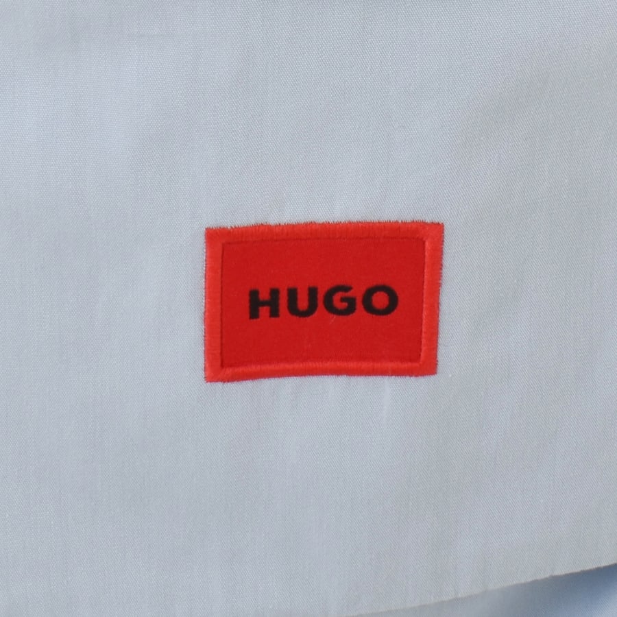 Image number 4 for HUGO Emmond Overshirt Jacket Blue