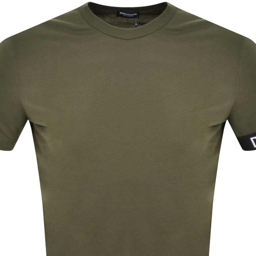 Image number 2 for DSQUARED2 Lounge Band T Shirt Green