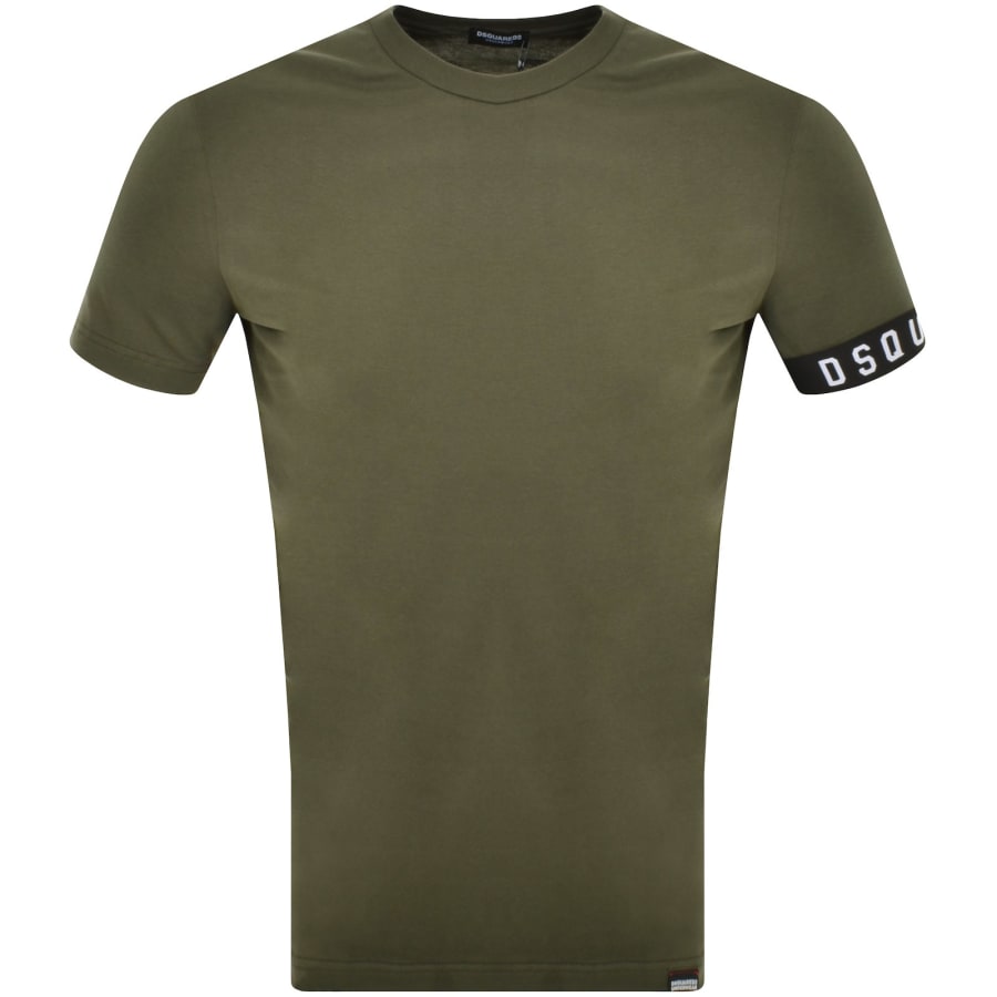 Image number 1 for DSQUARED2 Lounge Band T Shirt Green