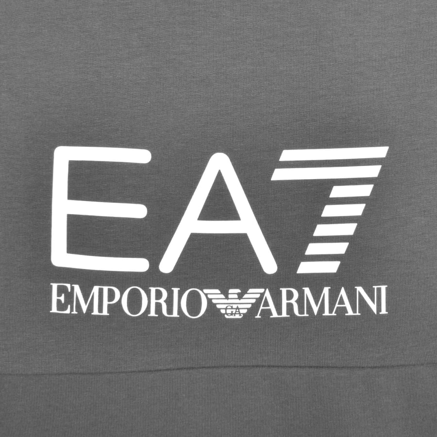 Image number 3 for EA7 Emporio Armani Logo Sweatshirt Grey