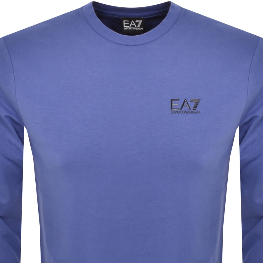 Image number 2 for EA7 Emporio Armani Core ID Sweatshirt Blue