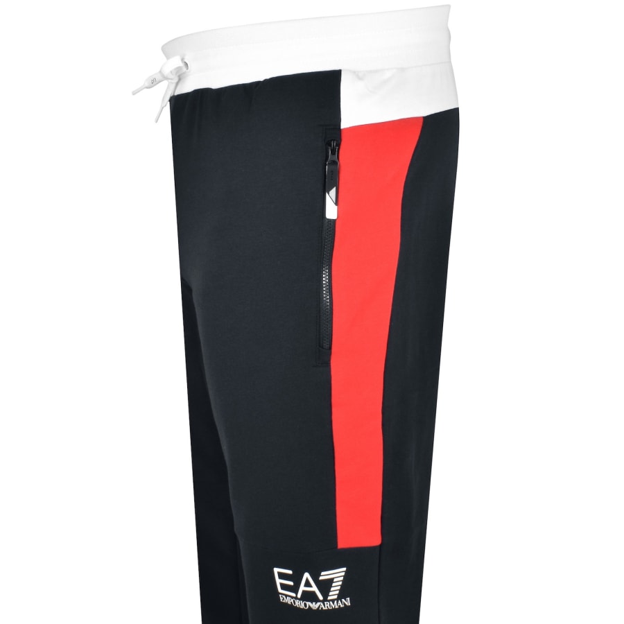 Image number 3 for EA7 Emporio Armani Logo Jogging Bottoms Navy