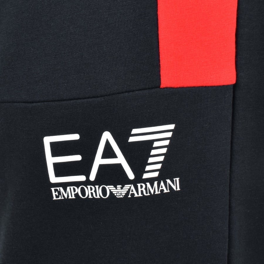 Image number 5 for EA7 Emporio Armani Logo Jogging Bottoms Navy
