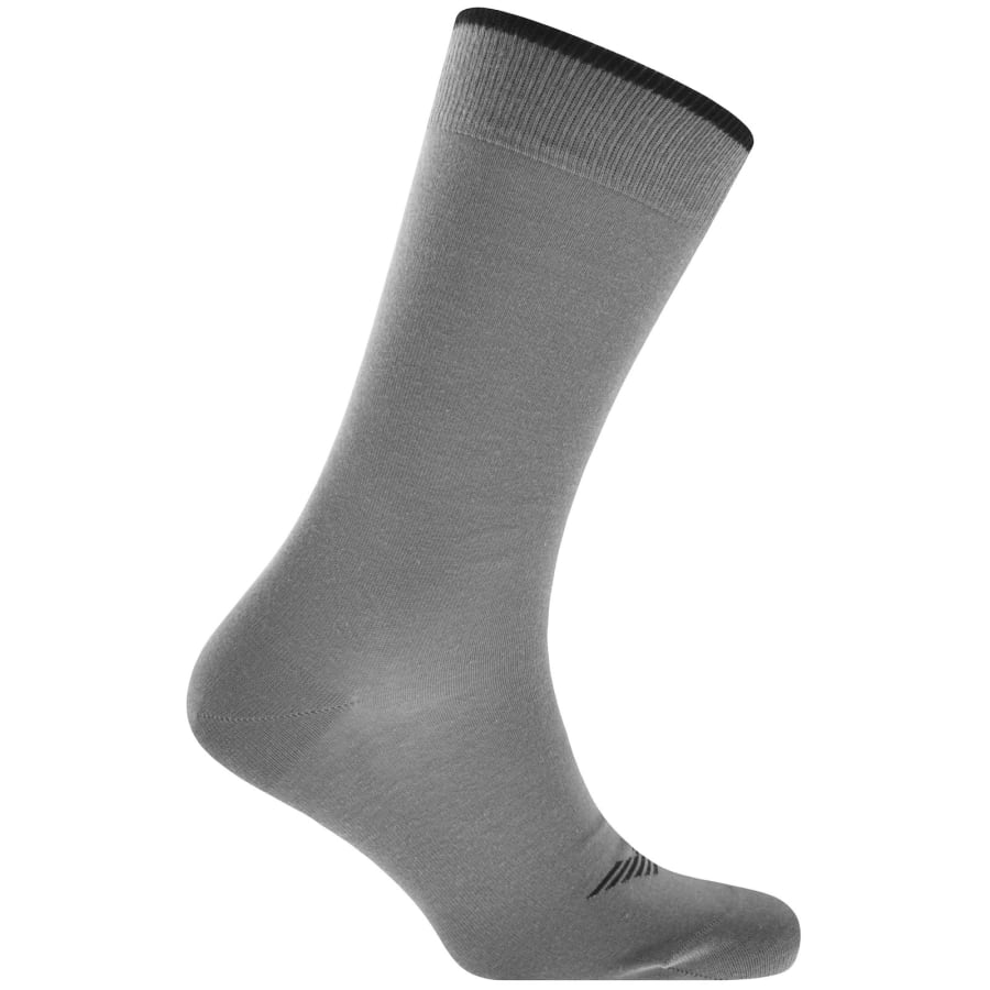 Image number 3 for Emporio Armani 3 Pack Socks Gift Set Black