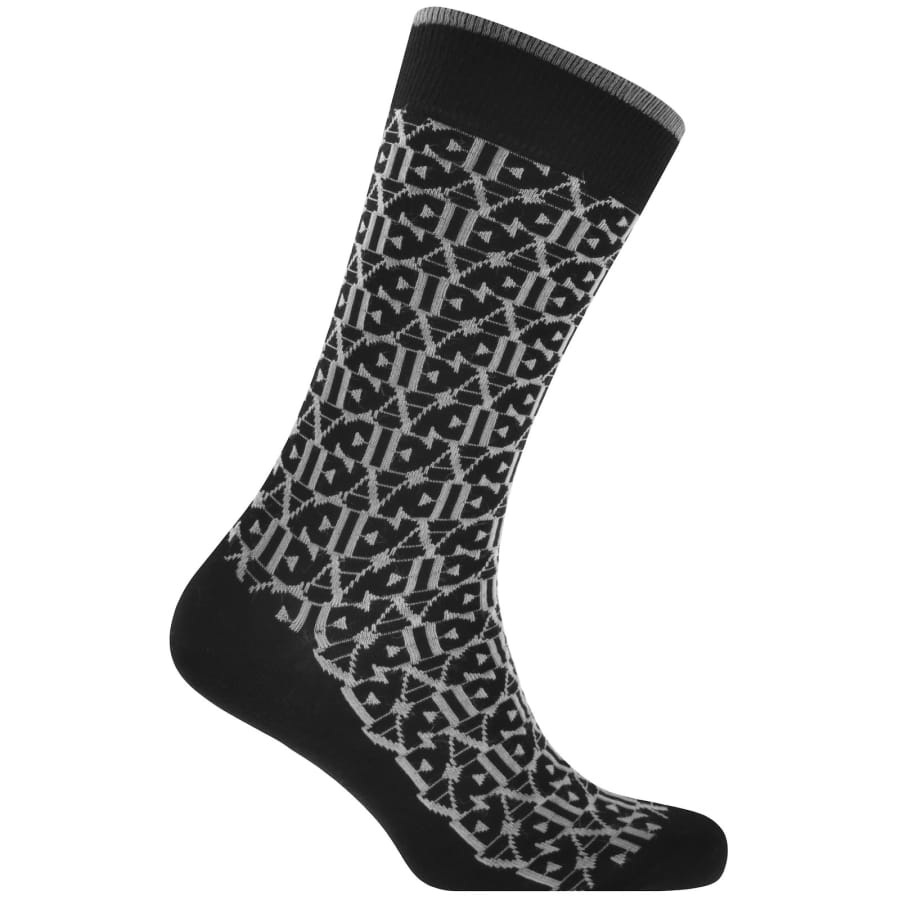 Image number 3 for Emporio Armani 3 Pack Socks Gift Set Black