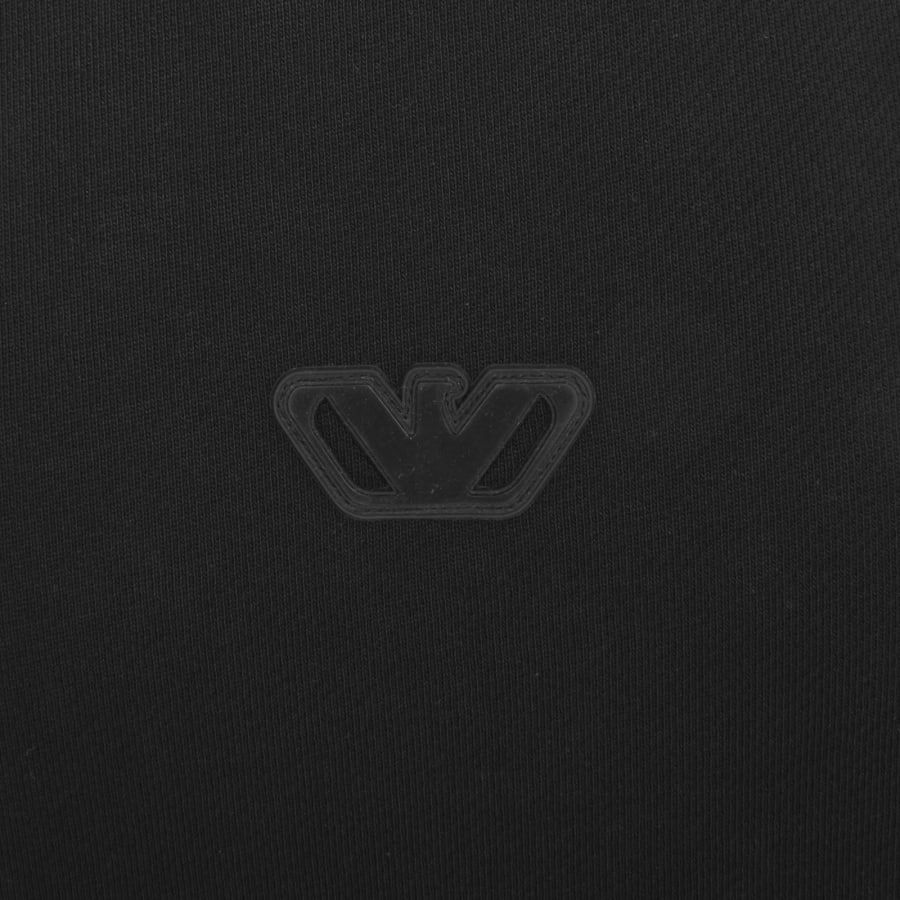 Image number 4 for Emporio Armani Short Sleeve Sweatshirt Black