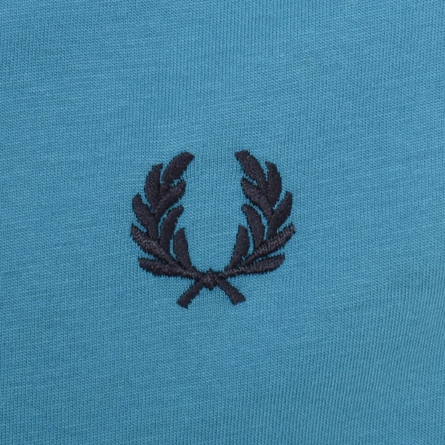 Image number 3 for Fred Perry Crew Neck T Shirt Blue