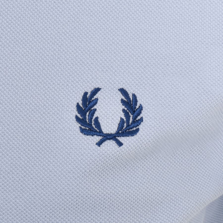 Image number 3 for Fred Perry Twin Tipped Polo T Shirt Blue