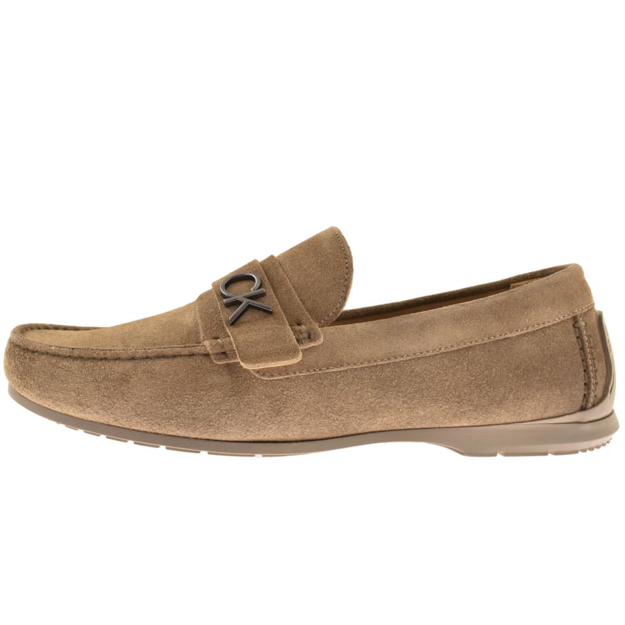 Calvin Klein Driving Shoes Brown Mainline Menswear United States