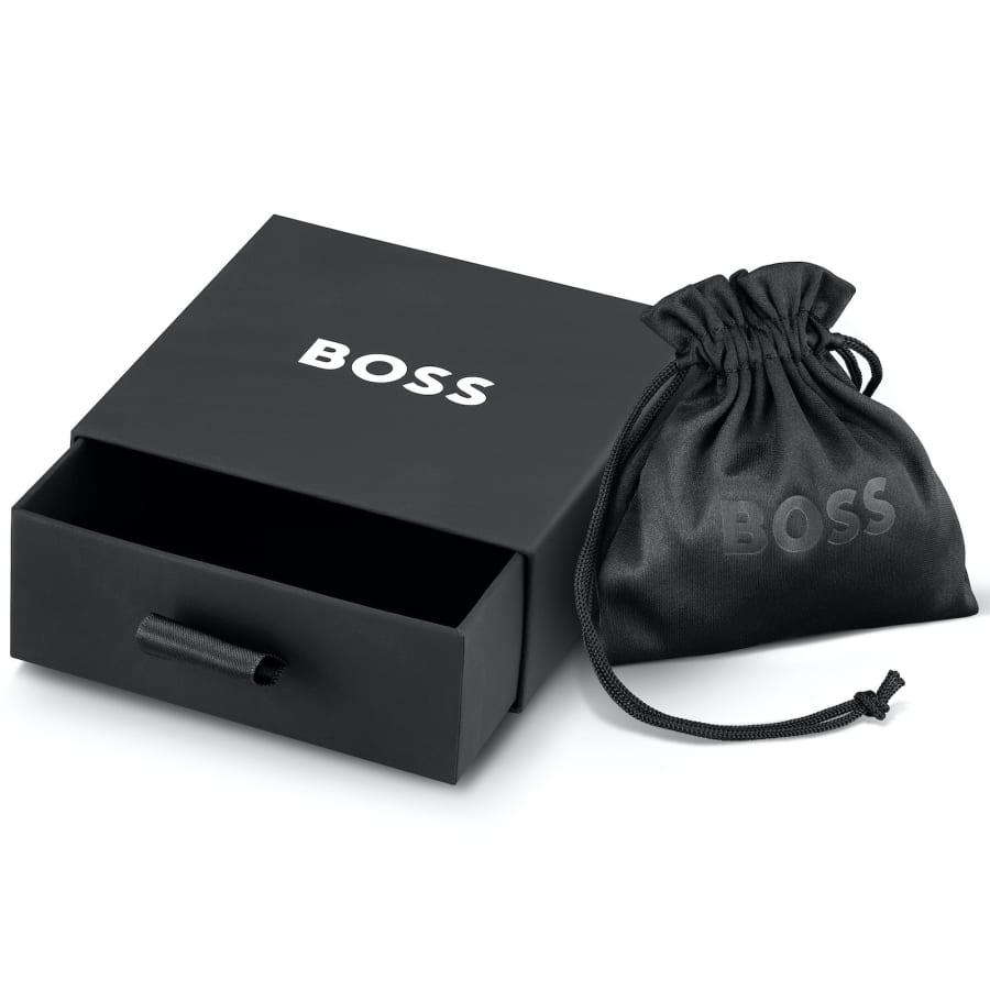 Image number 4 for BOSS Devon Two Tone Chain Bracelet Silver