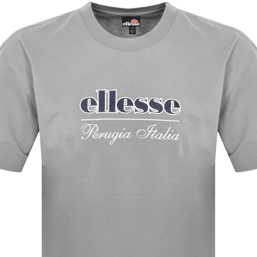Image number 2 for Ellesse Itorla Logo T Shirt Grey