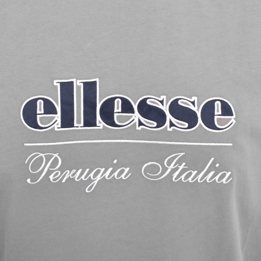 Image number 3 for Ellesse Itorla Logo T Shirt Grey