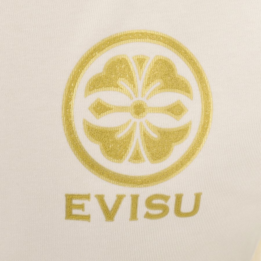 Image number 4 for Evisu Logo T Shirt Cream