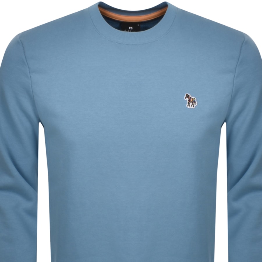 Image number 2 for Paul Smith Crew Neck Sweatshirt Blue