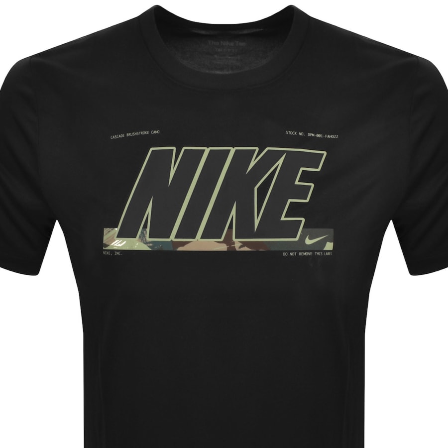 Image number 2 for Nike Training Logo T Shirt Black