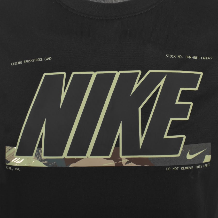 Image number 3 for Nike Training Logo T Shirt Black