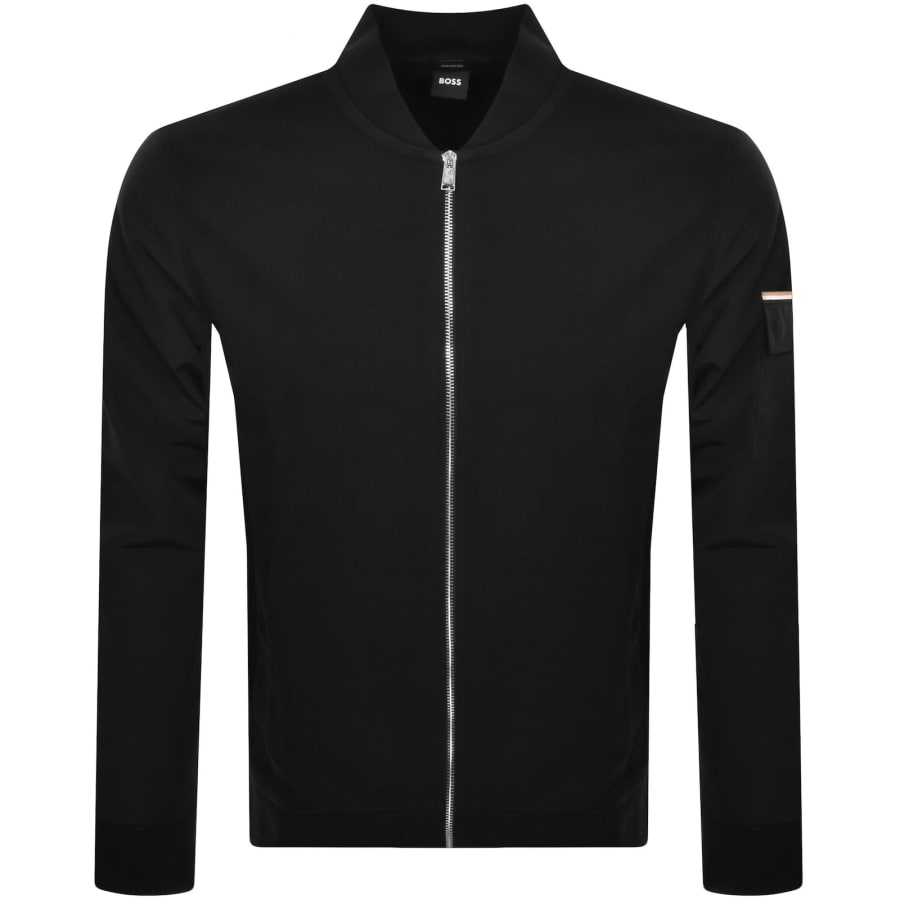 Image number 2 for BOSS Skiles 25 Full Zip Sweatshirt Black