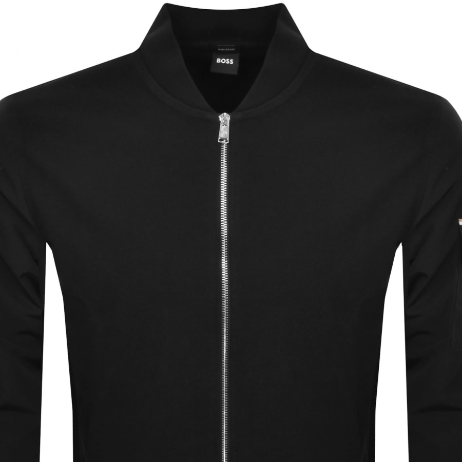 Image number 3 for BOSS Skiles 25 Full Zip Sweatshirt Black