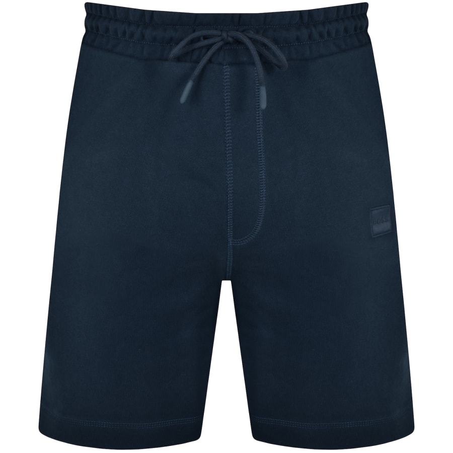 Blue boss shorts discount