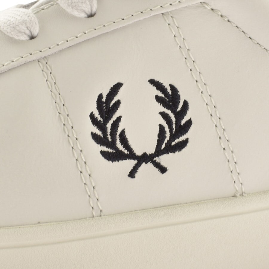 Fred perry spencer leather white online