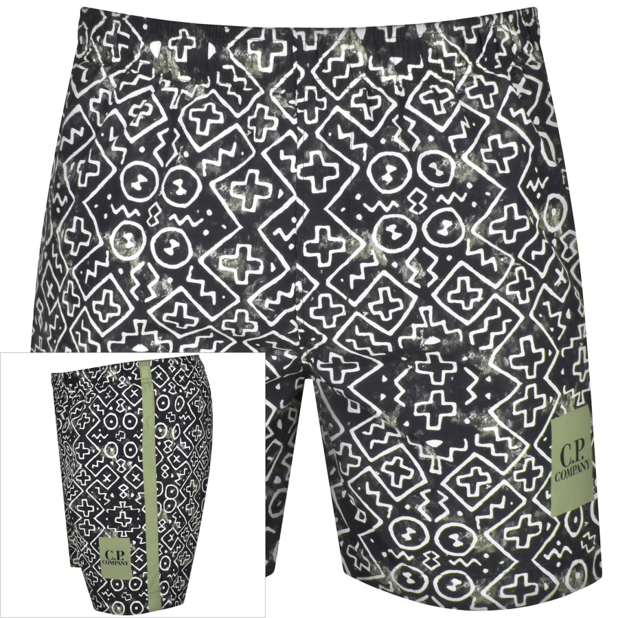 Black cp company shorts deals