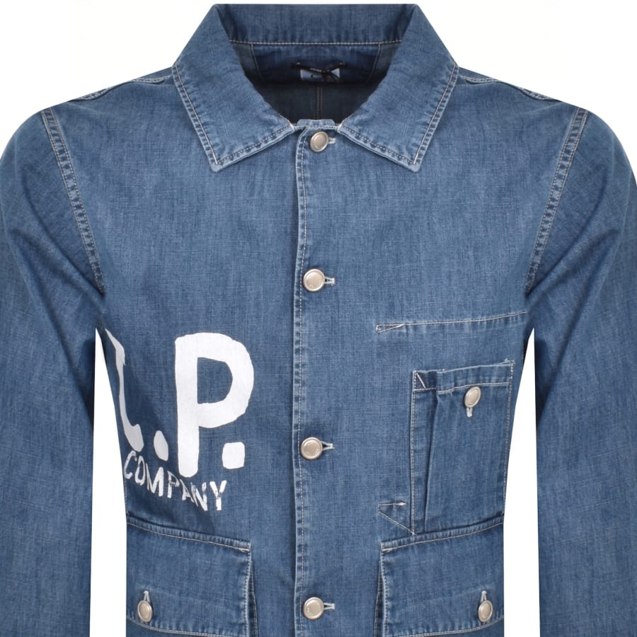 Image number 2 for CP Company Medium Jacket Blue