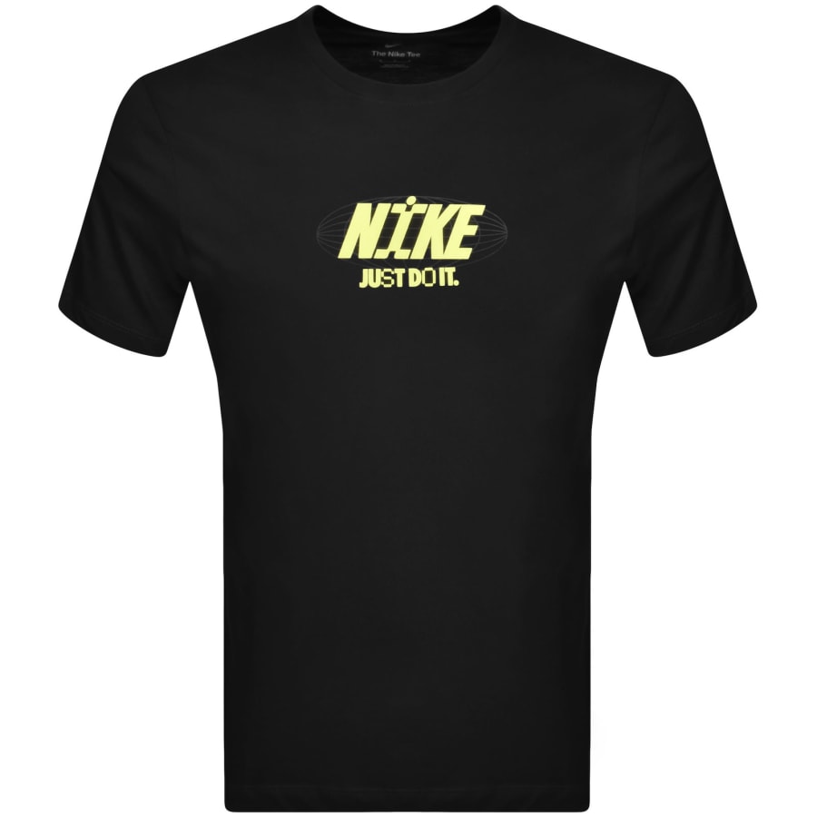 Black and yellow nike t shirt shop