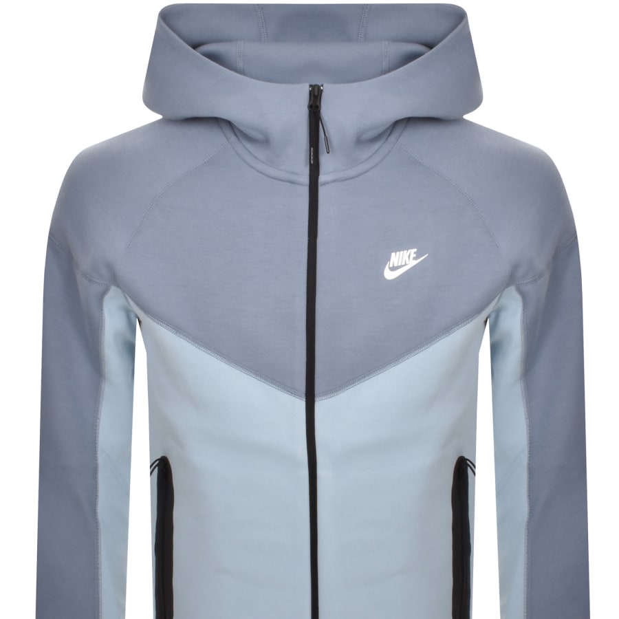 Blue and grey nike jacket clearance
