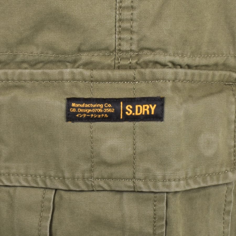 Image number 4 for Superdry Vintage Heavy Cargo Shorts Beige