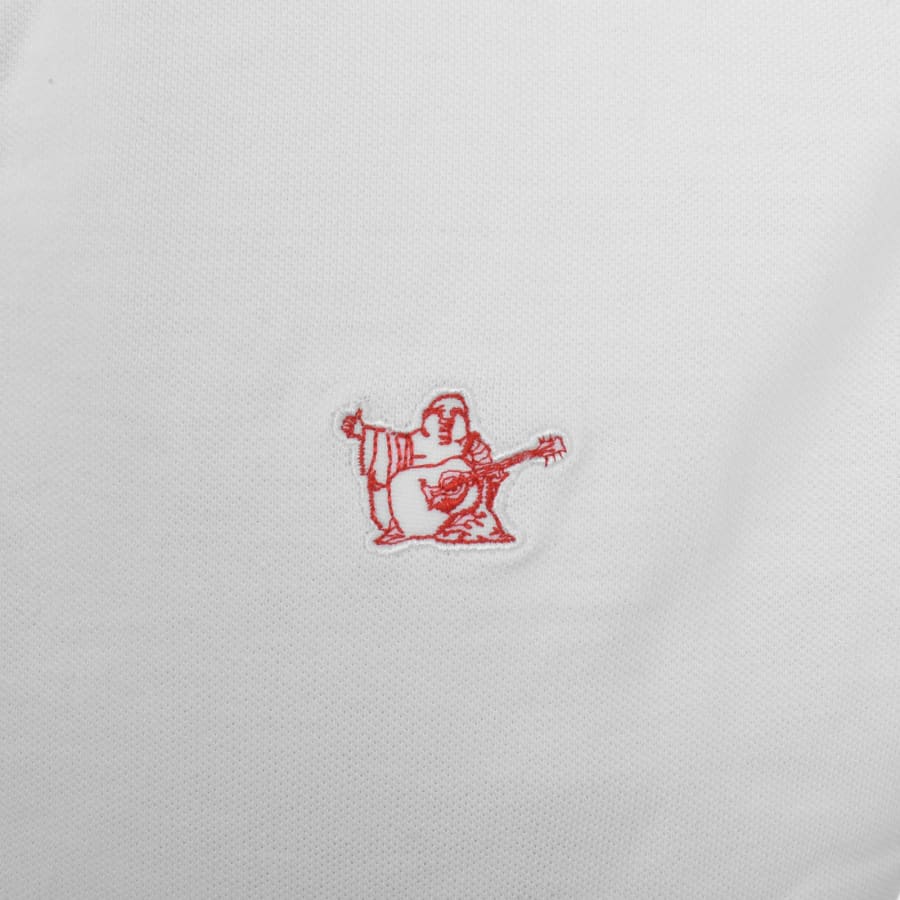 Image number 3 for True Religion Buddha Patch Polo T Shirt White