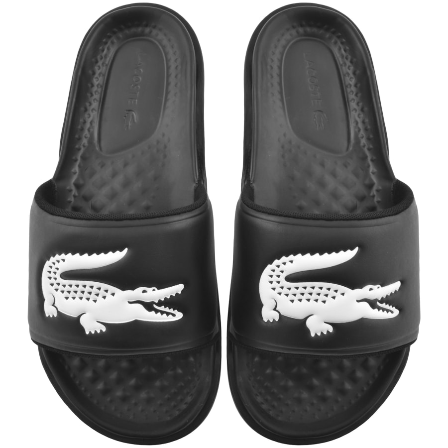 Lacoste Serve Dualiste Black Slides uk8eu42 Mens