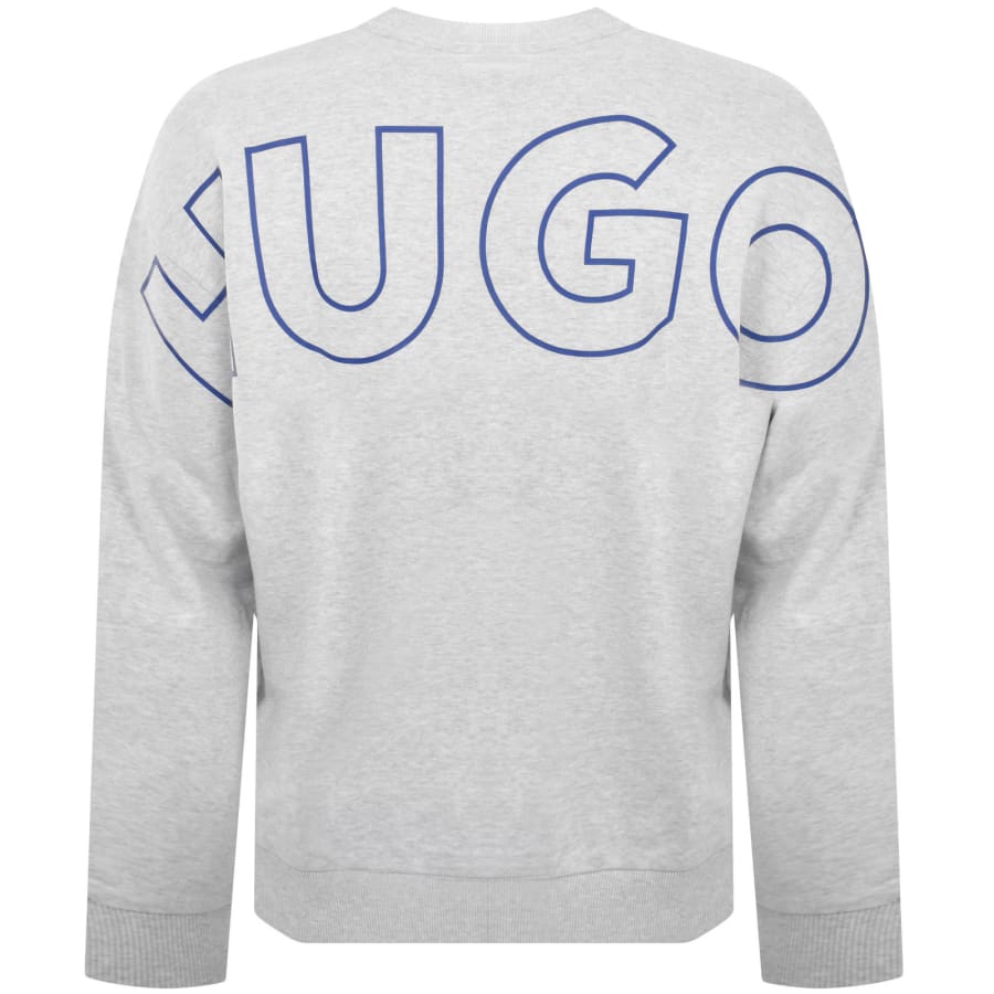 Blue and grey sweatshirt on sale
