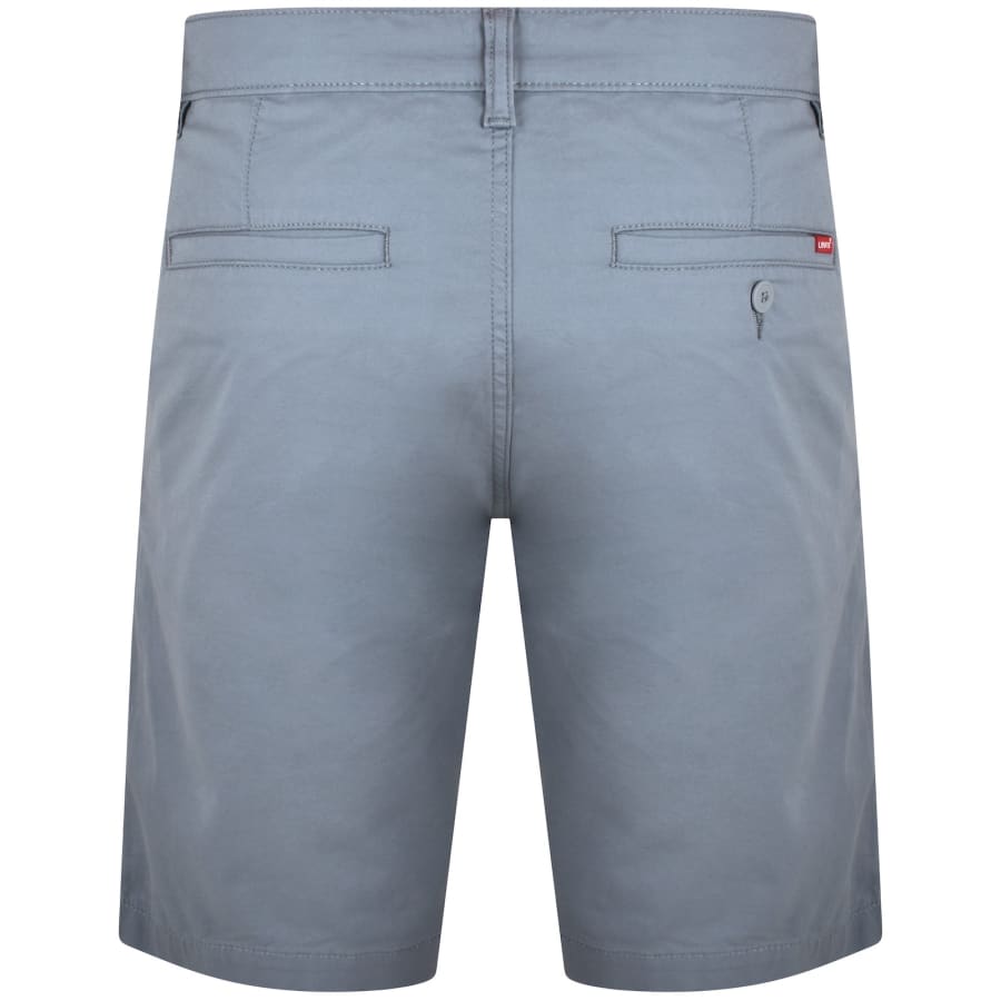 Blue chino shorts store