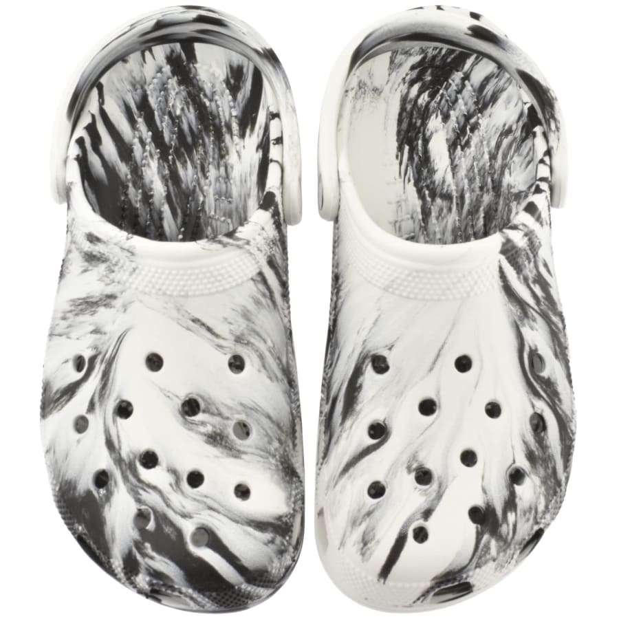 Black and white crocs online
