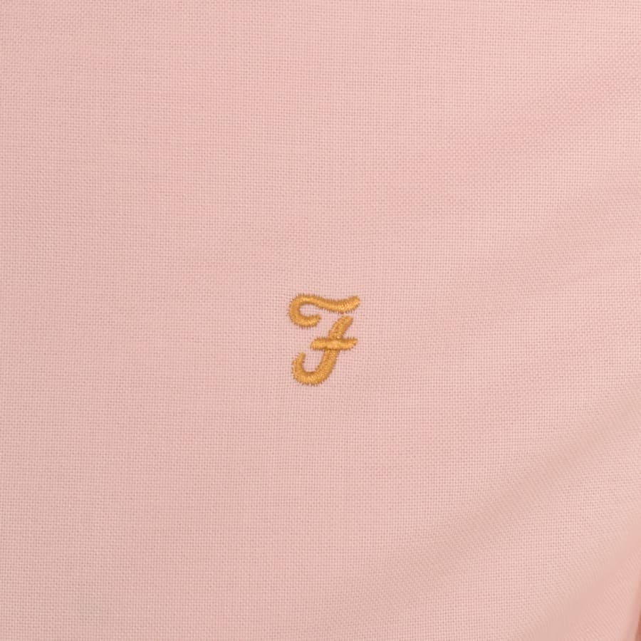 Image number 3 for Farah Brewer Long Sleeve Shirt Pink