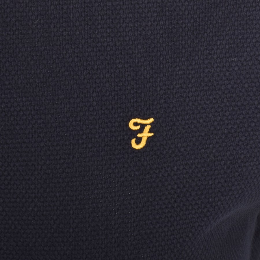 Image number 3 for Farah Vintage Polo Shirt Navy