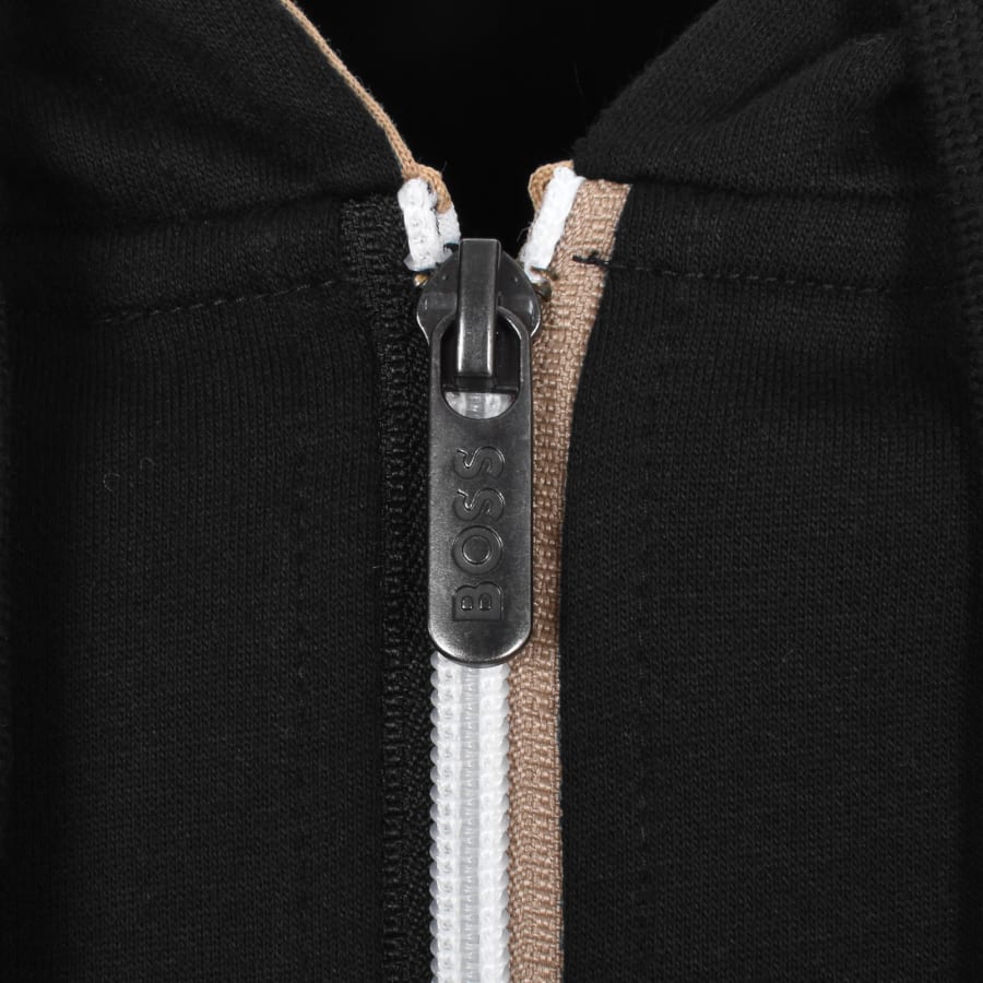 BOSS Authentic Full Zip Hoodie Black Mainline Menswear Denmark